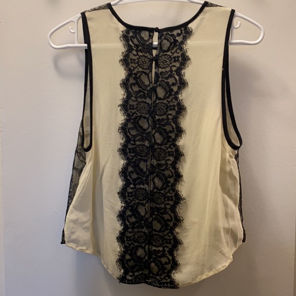 Black Lace Tank Top - Picture 2 of 2